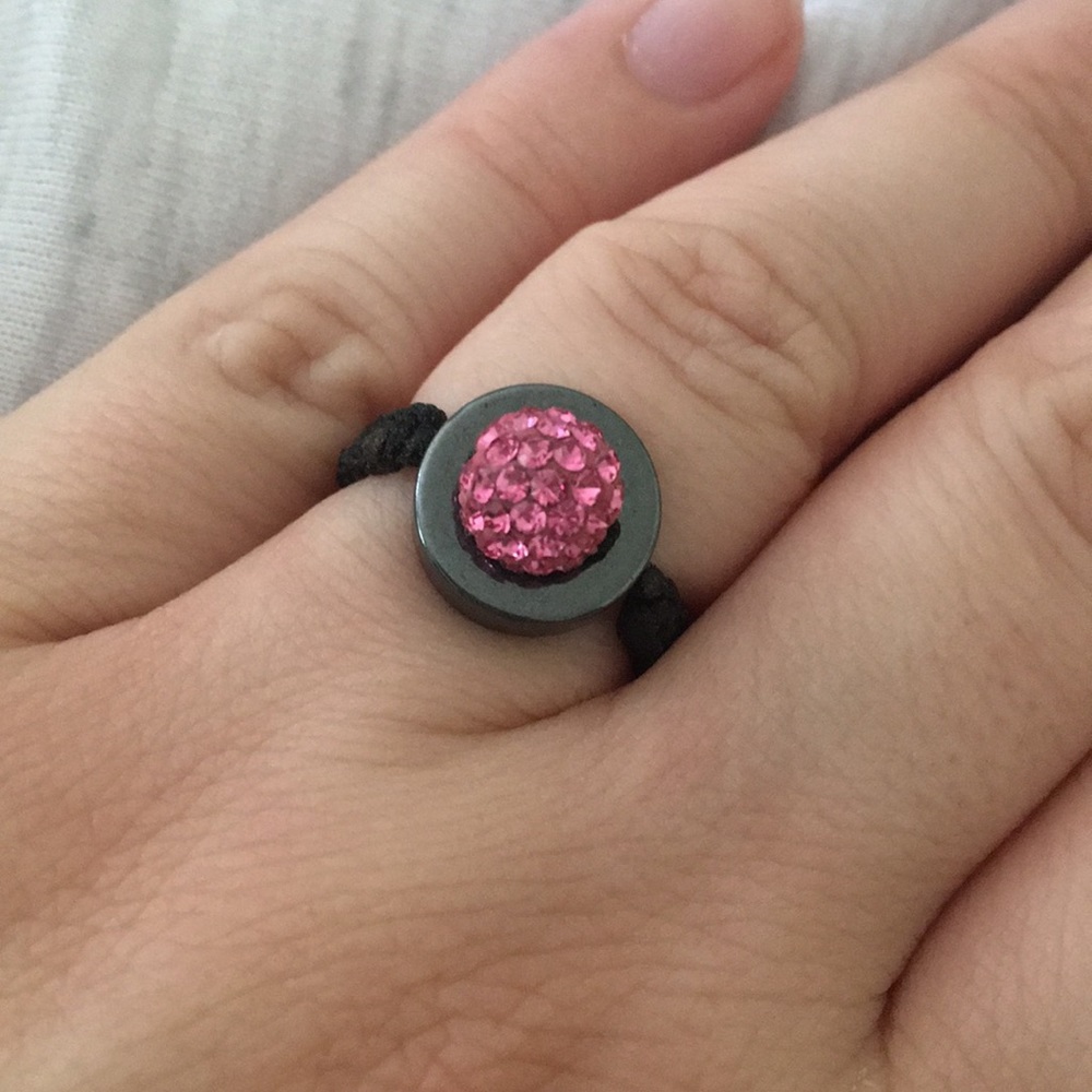 Tresor Paris pink ball ring